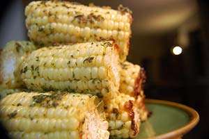 The finished chili-lime roasted corn. Photo: CC-carmyarmyofme The finished chili-lime roasted corn. Photo: CC-carmyarmyofme