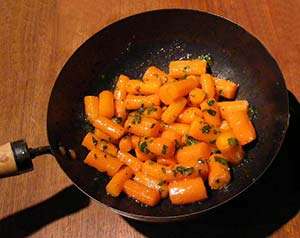 The finished glazed carrots. Photo: CC--fotoosvanrobin The finished glazed carrots. Photo: CC--fotoosvanrobin