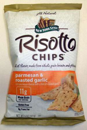 New York Style Risotto Parmesan and Roasted Garlic Gluten-Free Chips New York Style Risotto Parmesan and Roasted Garlic Gluten-Free Chips