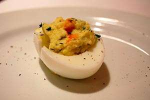 Apple and Dill DEVILED EGGS (Gluten-Free)