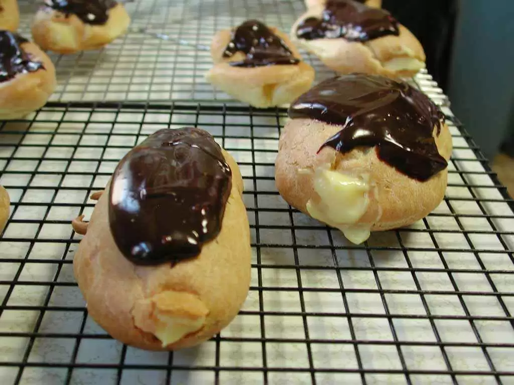 French Style Custard Filled Chocolate Eclairs (GlutenFree)