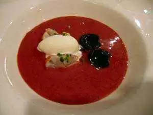 The finished cold cherry soup. Photo: CC-Scaredy Cat The finished cold cherry soup. Photo: CC-Scaredy Cat