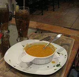 The finished chilled avocado and tomato soup. Photo: CC-marinkvillatoro The finished chilled avocado and tomato soup. Photo: CC-marinkvillatoro