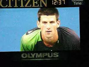 Djokovic playing at this year's U.S. Open. Photo: CC-angela n.