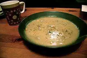 The finished roasted cauliflower soup. Photo: CC--kittyireland