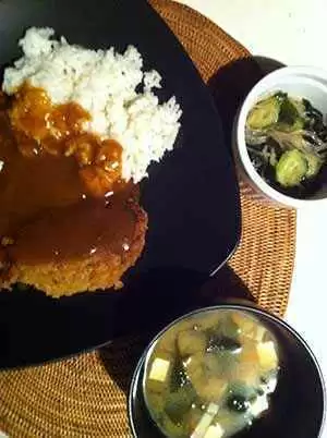 The finished pork katsu curry: Photo--Jefferson Adams