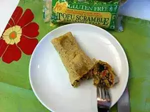 Amy's Gluten-Free Tofu Scramble Breakfast Wrap Amy's Gluten-Free Tofu Scramble Breakfast Wrap