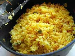 The finished Mexican rice. Photo: CC--Paperfacets The finished Mexican rice. Photo: CC--Paperfacets