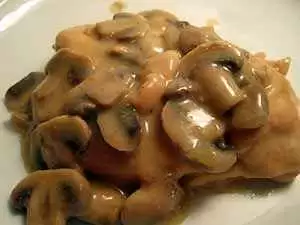 The finished chicken marsala. Photo: CC--thegirlsny