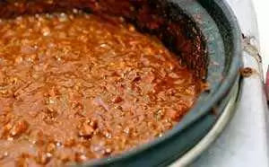 The finished two bean chili. Photo: CC--Jamie Patra