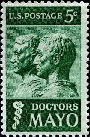 Photo: Drs. Mayo Stamp--Wikimedia Commmons