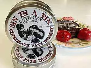 Guthrie's Original Sin In A Tin Chocolate Pate Dessert (Gluten-Free) Guthrie's Original Sin In A Tin Chocolate Pate Dessert (Gluten-Free)