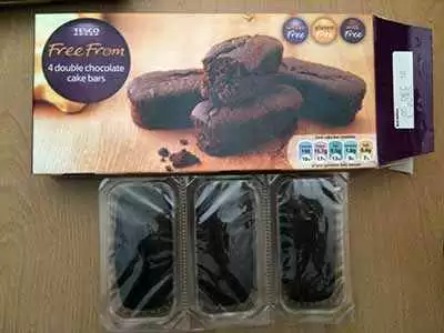 Tesco Chocolate Flavoured Brownie Cake Bars