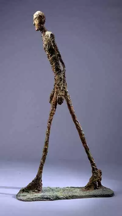Walking Man; Alberto Giocometti. Photo: Wikimedia Commons