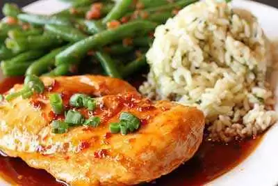 The finished glazed chicken. Photo: JeffreyW