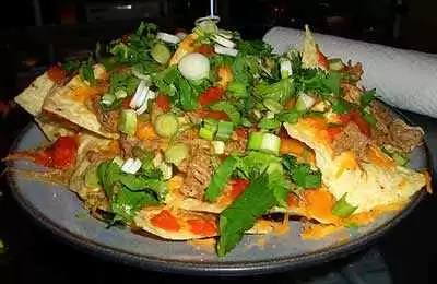 The finished nachos. Photo: CC--John Verive