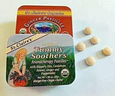 St. Claire's Organics Organic Tummy Soothers and Ginger Pastilles (Gluten-Free) -