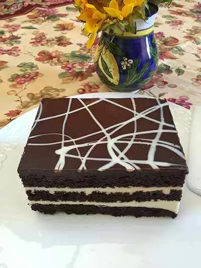 Inspired by Happiness Gluten-Free Dreamin' of Chocolate Black & White Chocolate Layer Cake - 