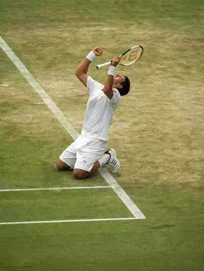 Photo: Novak Djokovic at Wimbledon--CC--Fourthandfifteen