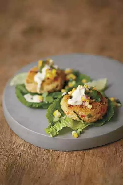 More information about "Fabulous Lemon Basil Millet Burgers with Mango Salsa"