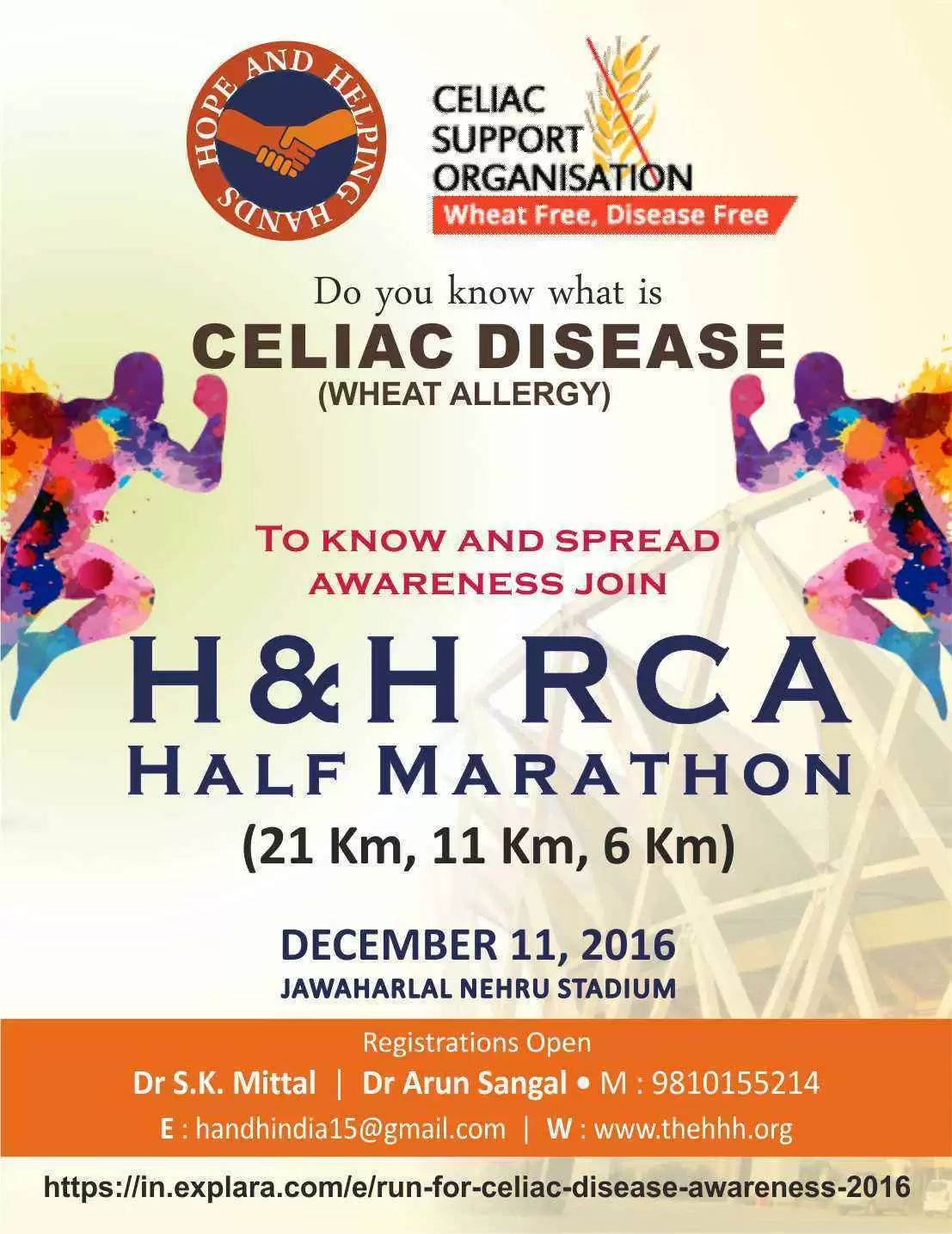 Half Marathon"Run FOR Celiac Awareness"