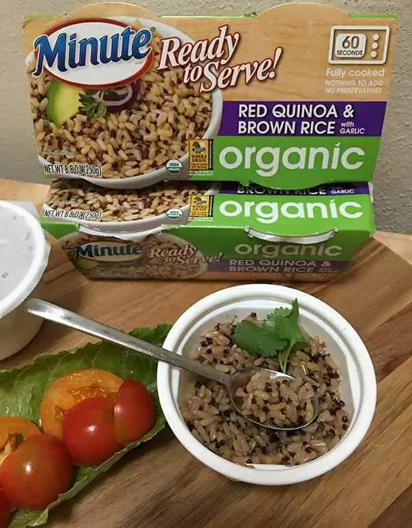 More information about "Minute Ready to Serve Organic Red Quinoa & Brown Rice with Garlic Cups"