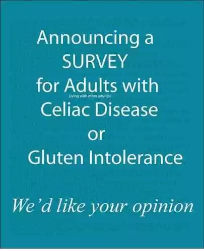 Survey for Gluten-Free Adults Who Live with Other Adults