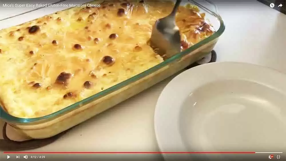 Mica's Super Easy Baked GlutenFree Macaroni & Cheese