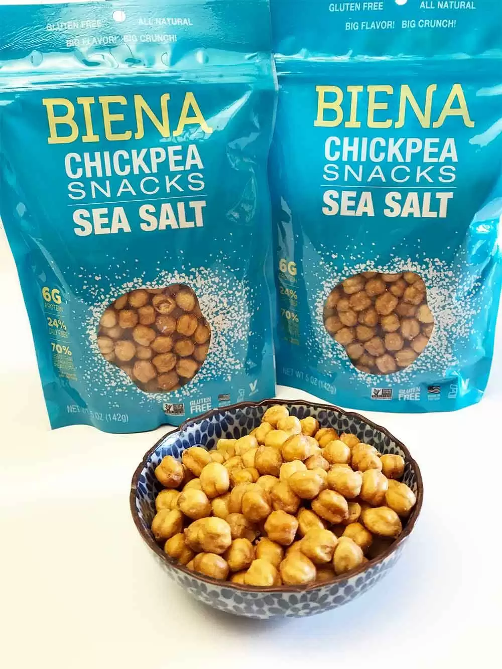 Biena Chickpea Snacks with Sea Salt GlutenFree and Delicious