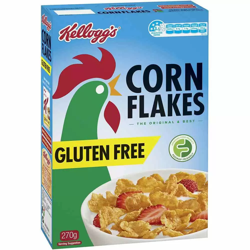 Australia Crows About Gluten-Free Corn Flakes - Image: Kellogg's