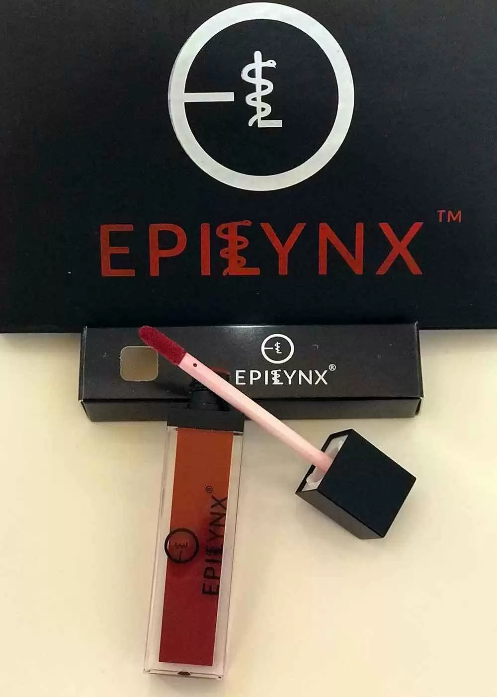 EpiLynx by Dr. Liia Matte Liquid Gluten-Free Lipstick – Brique Color - Image: Mei Adams
