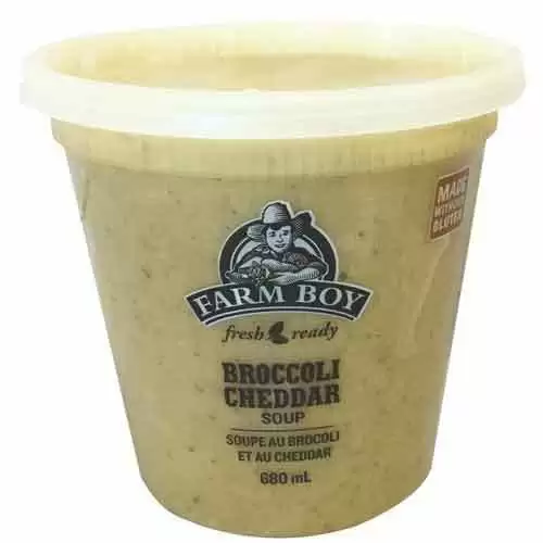 Food Recall Warning (Allergen) - Farm Boy brand Broccoli Cheddar Soup