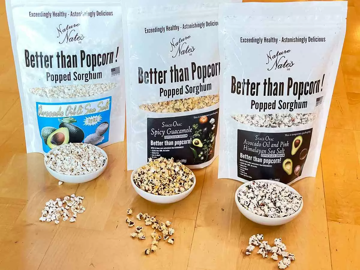 More information about "Nature Nate's Makes the Best Organic Gluten-Free Popped Sorghum Around!"