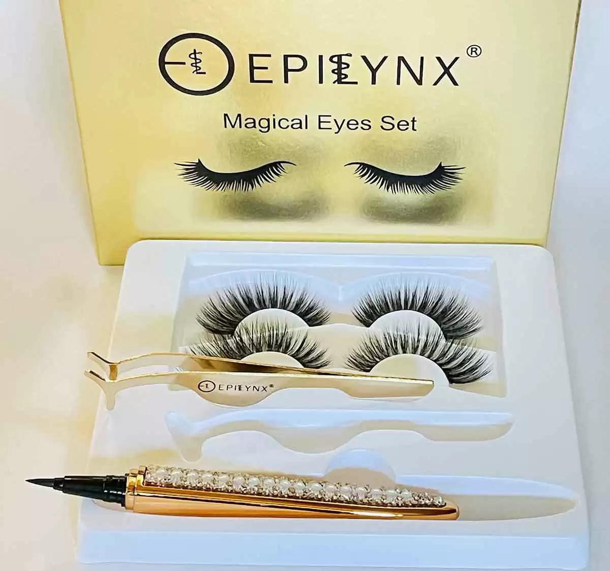 EpiLynx by Dr. Liia Magical Eyes Set Self-Adhesive Black Eyeliner & Lashes
