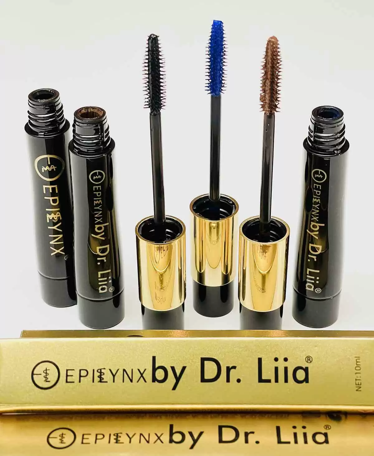 More information about "EpiLynx by Dr. Liia Dramatic Look - Carbon Black, Brown and Blue Gluten-Free Mascara Set"