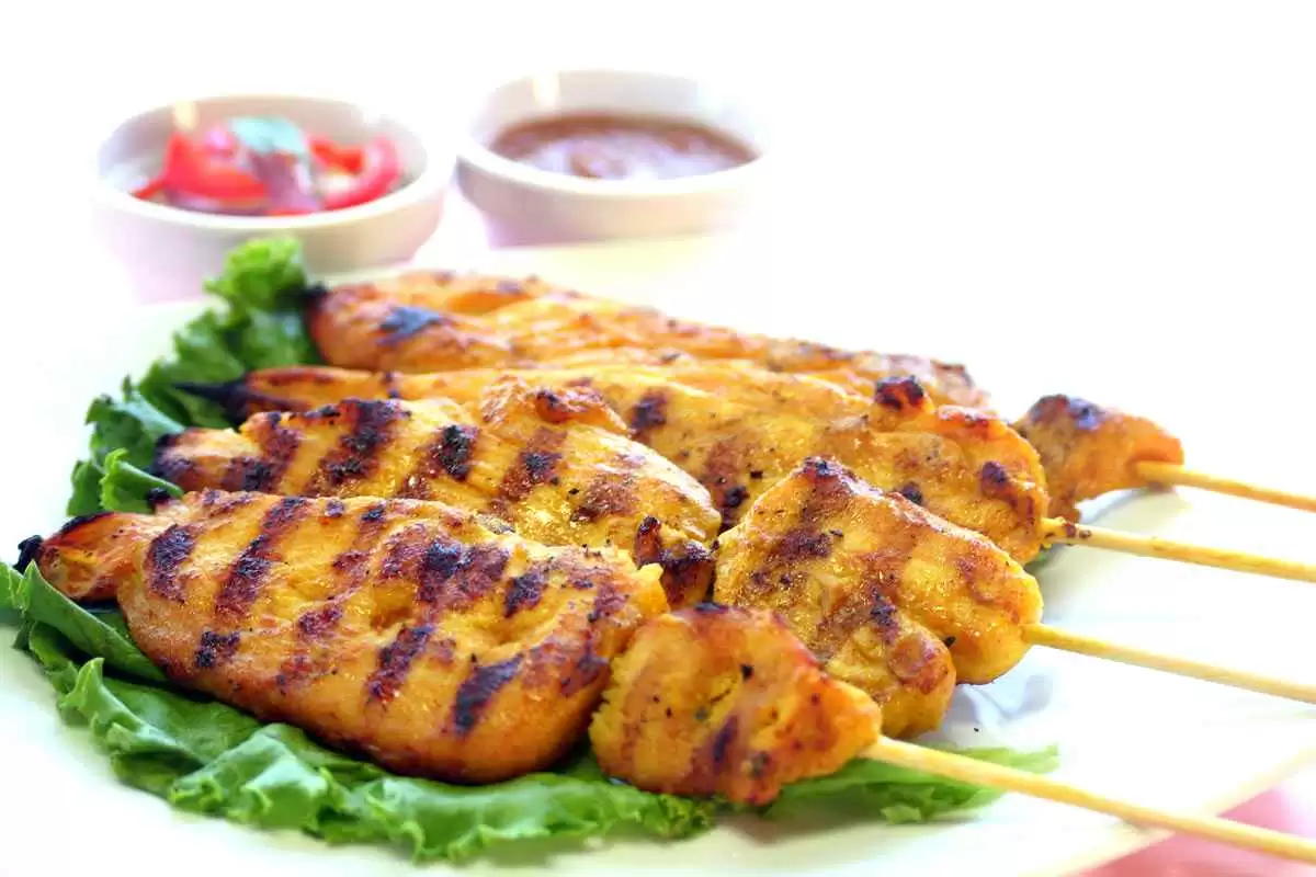 Gluten-Free Thai-Style Chicken Satay