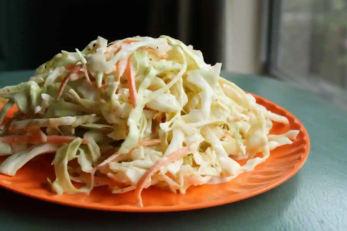 Easy Cole Slaw Dressing Recipe (Gluten-Free) - Cole Slaw. Image: CC BY 2.0--Andrea_Nguyen