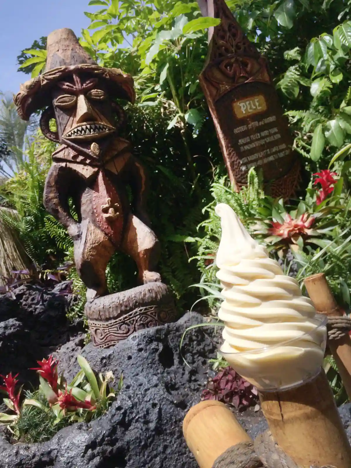 Homemade Gluten-Free Disney Dole Whip - Pele and Dole Whip. Image: CC BY 2.0--Steven Miller