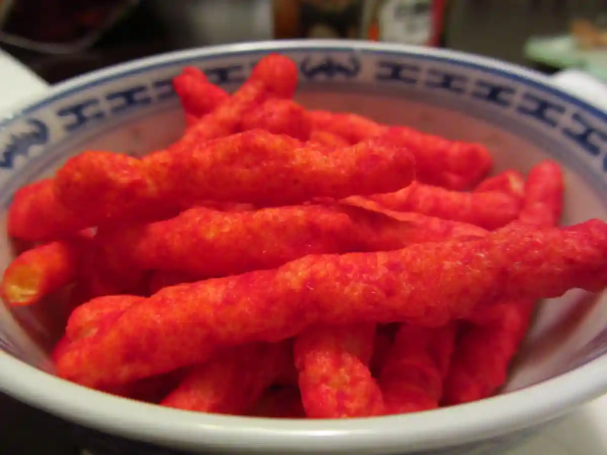 Are Flamin' Hot Cheetos Gluten-Free? - Cheetos - Flamin' Hot Crunch by Calgary Reviews is licensed under CC BY 2.0.
