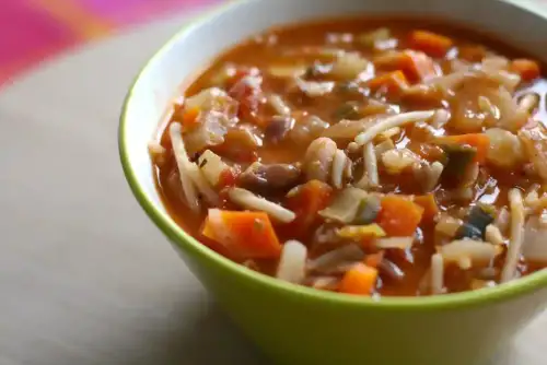 Gluten-Free Minestrone Soup: A Hearty Italian Classic - Minestrone soup by Katrin Morenz from Aachen, Deutschland is licensed under CC BY-SA 2.0.