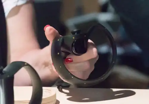The Environmental Triggers of Celiac Disease: Are We Missing Something? (+Video) - Woman holding Oculus Touch prototype (Half Moon) in left hand (rear view showing trigger button) by eVRydayVR is marked with CC0 1.0.++ Watch the Video ++