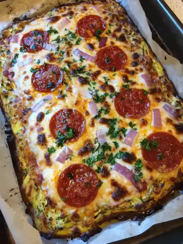Gluten-Free Zucchini Crust Breakfast Pizza - Zucchini Crust Pizza by jaras76 is licensed under CC BY-ND 2.0.