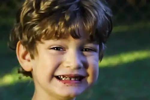 Black Bean Truffle Brownies (Gluten-Free, Flourless) - brownie smile by Zanastardust is licensed under CC BY 2.0.