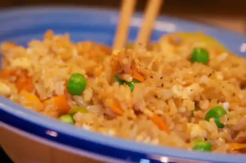 Better-Than-Takeout Gluten-Free Chicken Fried Rice - Egg Fried Rice by fakelvis is licensed under CC BY-SA 2.0.