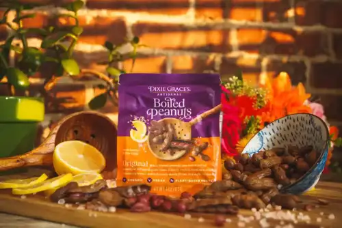 Plant-Based Protein for the Gluten-Free Lifestyle: Why Boiled Peanuts Deserve a Spot in Your Snack Rotation - Image: Dixie Grace's Boiled Peanuts