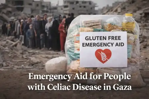 Emergency Aid Launched to Deliver Gluten-Free Food to People with Celiac Disease in Gaza - Image: Celiac.com