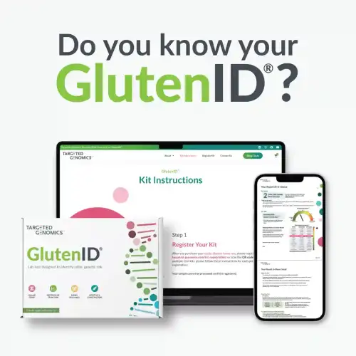 How Testing for the Two Celiac Risk Genes Can Speed Up a Celiac Diagnosis - Image: Targeted Genomics
