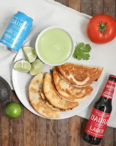 Crispy Cheesy Beef Tacos & Daura Gluten-reduced Beer: A Perfect Pairing by TheSaltyCooker - Image: Daura Damm
